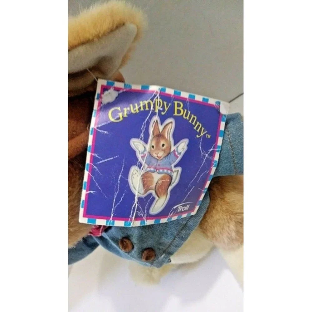 Grumpy Bunny Plush Toy Doll 1998 (Troll Book Fairs)